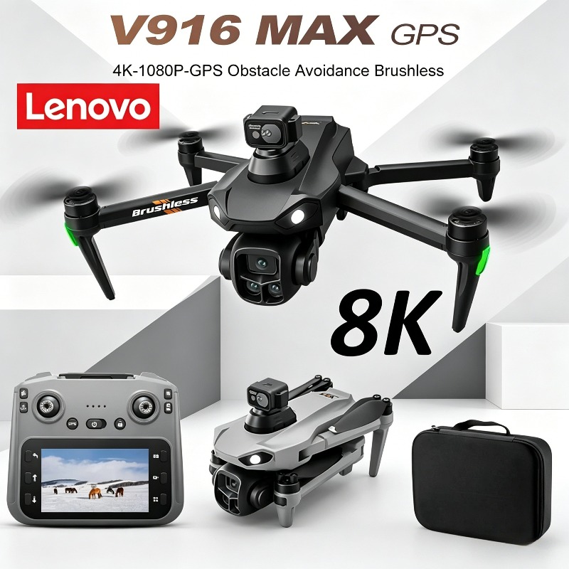 Drone Surveying - Профессиональный дрон Lenovo V916MAX 8K с