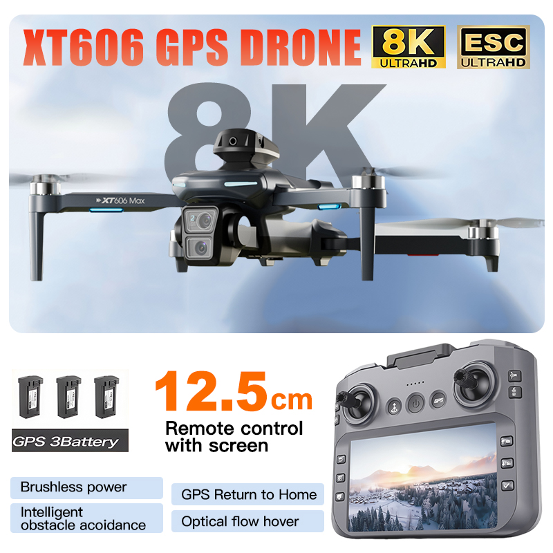 Drone Surveying - Дрон XT606 MAX 3 с аккумулятором,