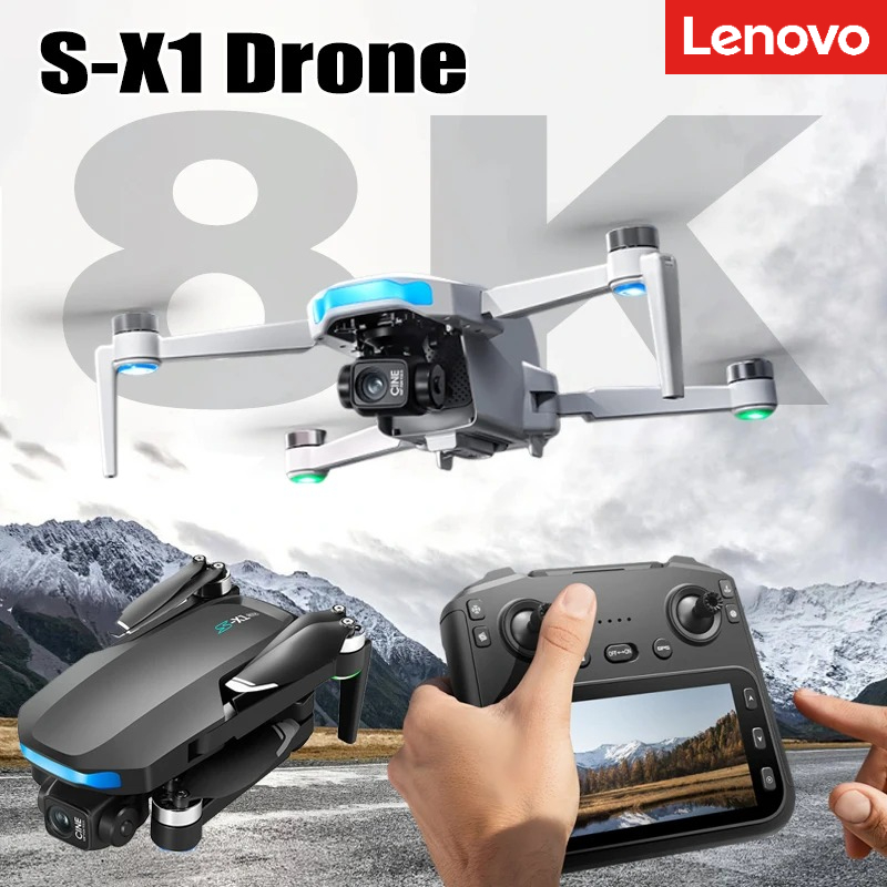 Drone Surveying - Дрон Lenovo S-X1 8K HD профессиональный,