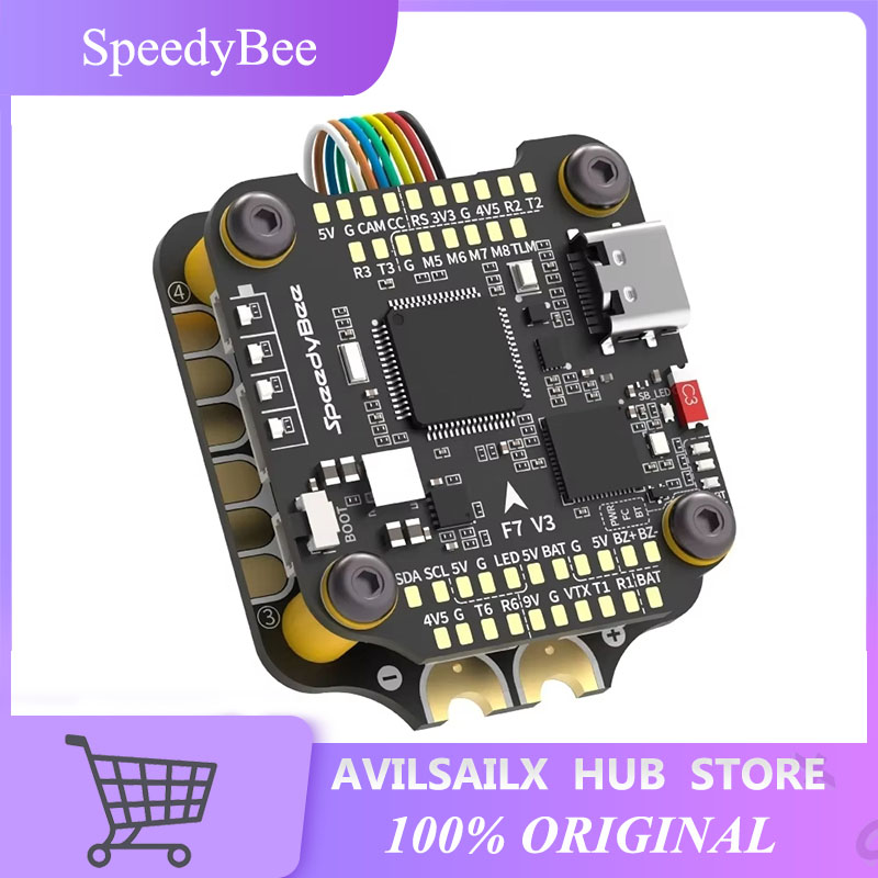 Betaflight Fc Blheli 32 - Комплект SpeedyBee F7 V3 BL32 50A