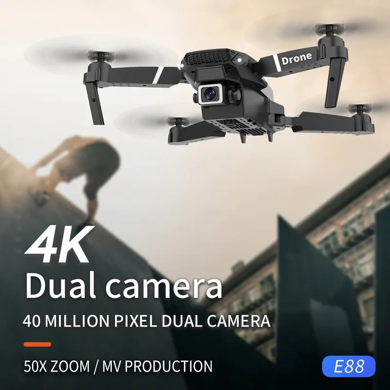 E88 ProИнтеллектуальный складн – обзор и цена Drone Aerial Photography